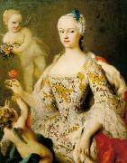 Jacopo Amigoni infanta of Spain, daughter of King Philip V of Spain and of his wife, Elizabeth Farnese, and Queen consort of Sardinia as wife of King en:Victor Amade Spain oil painting artist